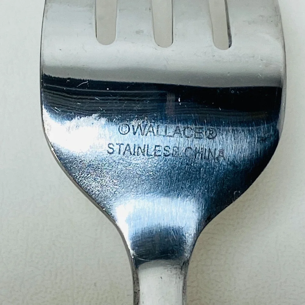 Set of 4 Wallace WAS205 Stainless‎ Glossy 7.25